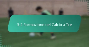 3-2 Formazione nel Calcio a Tre
